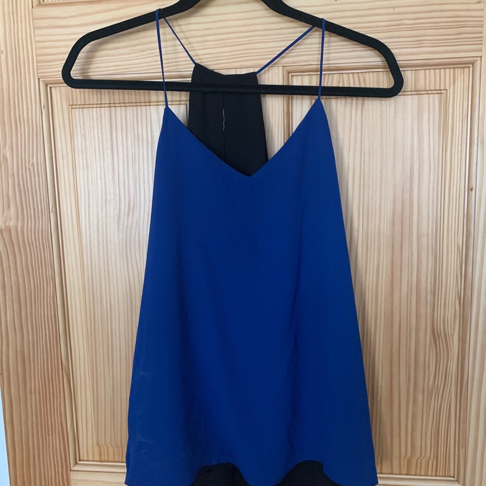 Express tank, reversible blue and black